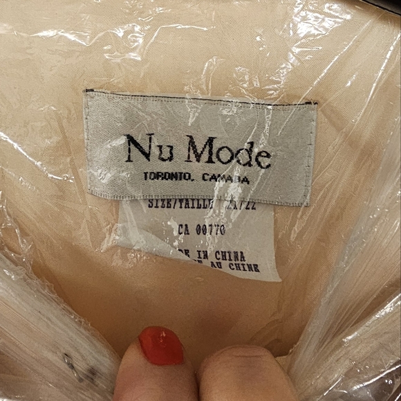 Vintage Sz: 21/22 Nu Mode full length 2 piece formal wear - Picture 3 of 10